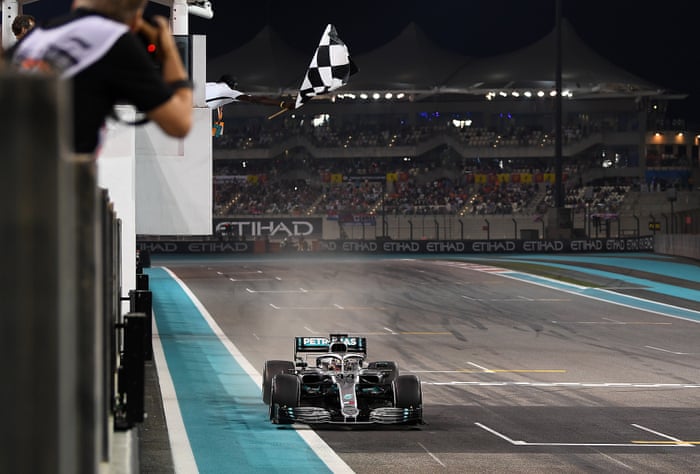 Champion Lewis Hamilton Wins Abu Dhabi Grand Prix F1 As It Happened Sport The Guardian