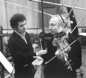 Daniel Barenboim and Isaac Stern, London, 1975