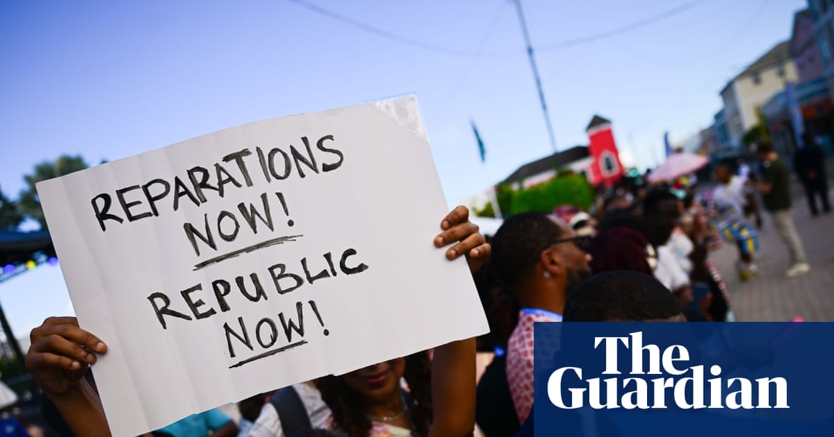 ‘Reparations now’: King and Burnham face protests at Antigua Commonwealth summit