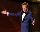 Conan O’Brien to return as Oscars host for third year in a row