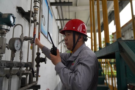 Worker at Meijin Energy.
