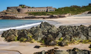 Fort Corblets taken from Corblets Bay, Alderney.