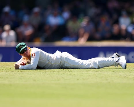 Steve Smith drops Tanzid Hasan at second slip as Australia toil against Bangladesh on day two of the first Test