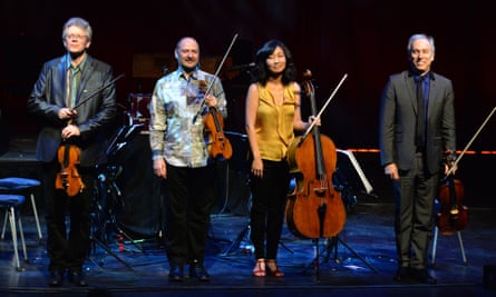 Kronos Quartet at the Barbican, London, in 2014.