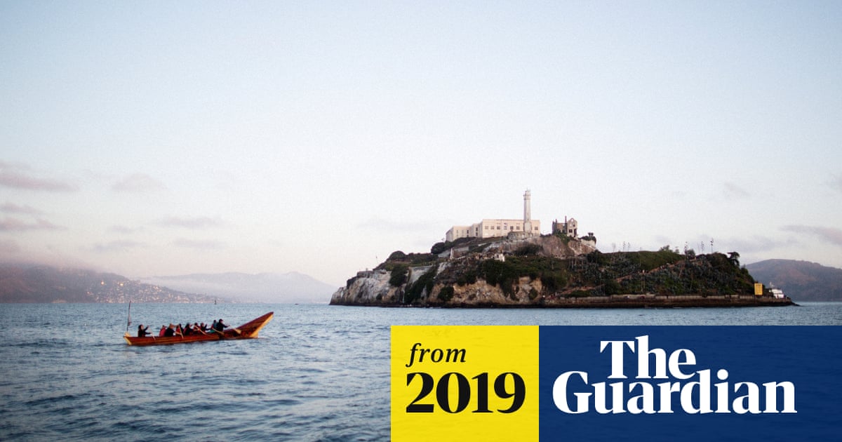 Native American canoes circle Alcatraz to honor 50 years since occupation – in pictures