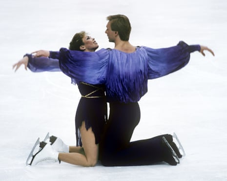 Sport<br>WITHOUT PRIOR PERMISSION FROM THE COPYRIGHT HOLDER THIS IMAGE IS ONLY TO BE USED TO PROMOTE THE ABOVE PROGRAMME WHILST AIRING ON CHANNEL 5 Mandatory Credit: Photo by Colorsport/REX Shutterstock (3148906a) Figure Skating - XIV Winter Olympics 1984 Sarajevo - Ice Dancing Great Britain’s Jayne Torvill and Christopher Dean perform the Bolero 1984 Olympics Sarajavo Winter Olympics