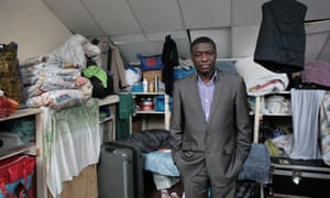 Alex Gyasi at the church