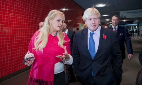 Jennifer Arcuri with Boris Johnson in 2013