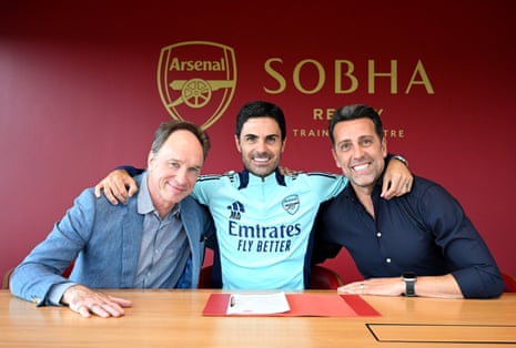 Arsenal’s departing vice-chair, Tim Lewis
