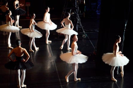 Backstage before a performance of Etudes