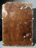 An Assyrian relief by art forger Shaun Greenhalgh