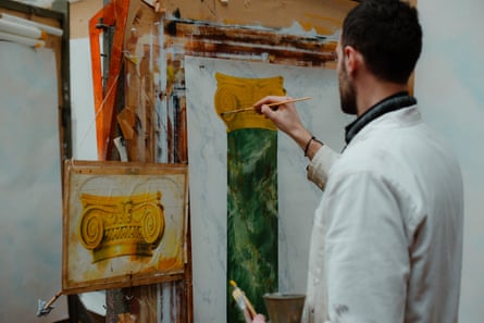 Federico Piccolo at work at the Van der Kelen.