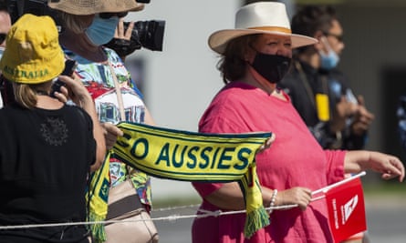 Australia’s Olympic team are farewelled by Gina Rinehart as they leave for the Tokyo Olympics