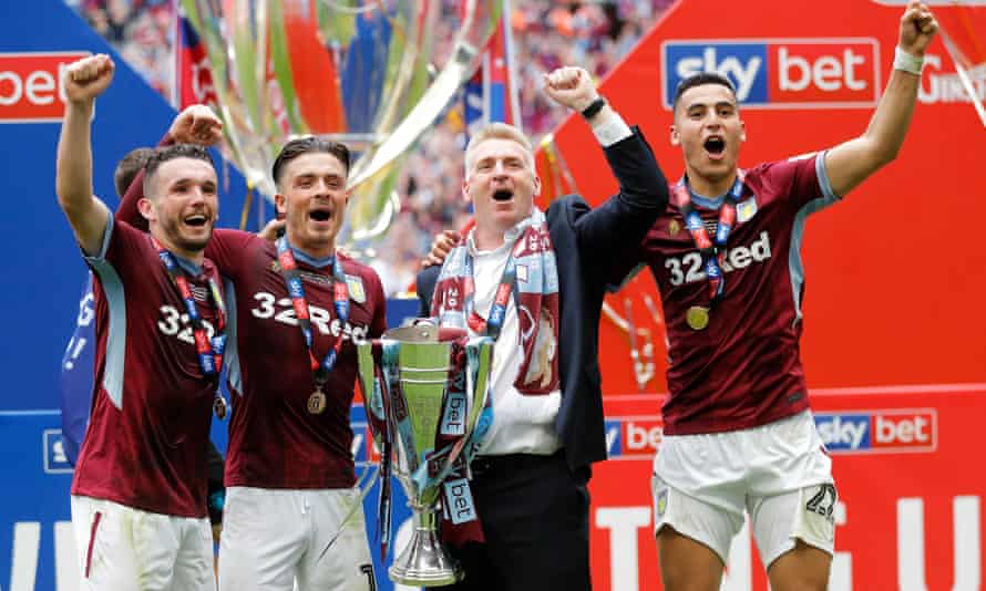 Aston Villa’s last trip to Wembley, for last season’s Championship play-off final, turned out Ok for Dean Smith.