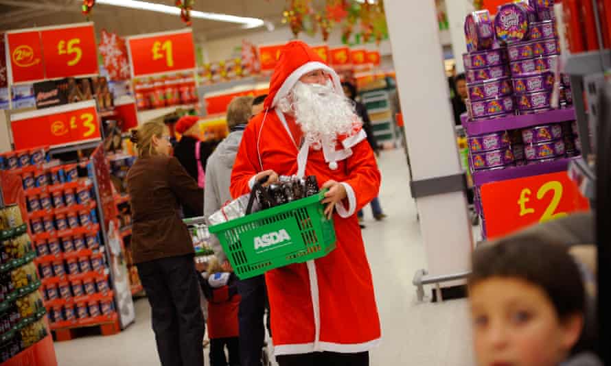 Santa Claus at an Asda