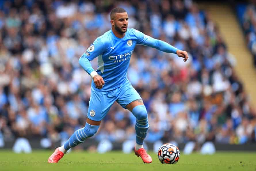 Kyle Walker in possession
