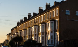 Terraced houses in south-east London