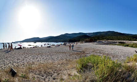 Cupabia beach, South Corsica
