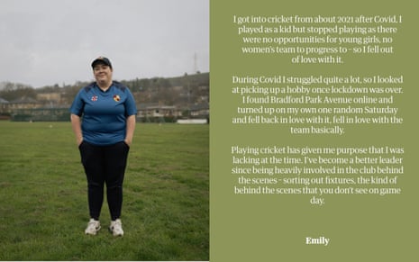 Emily of Bradford Park Avenue Ladies Cricket Club.