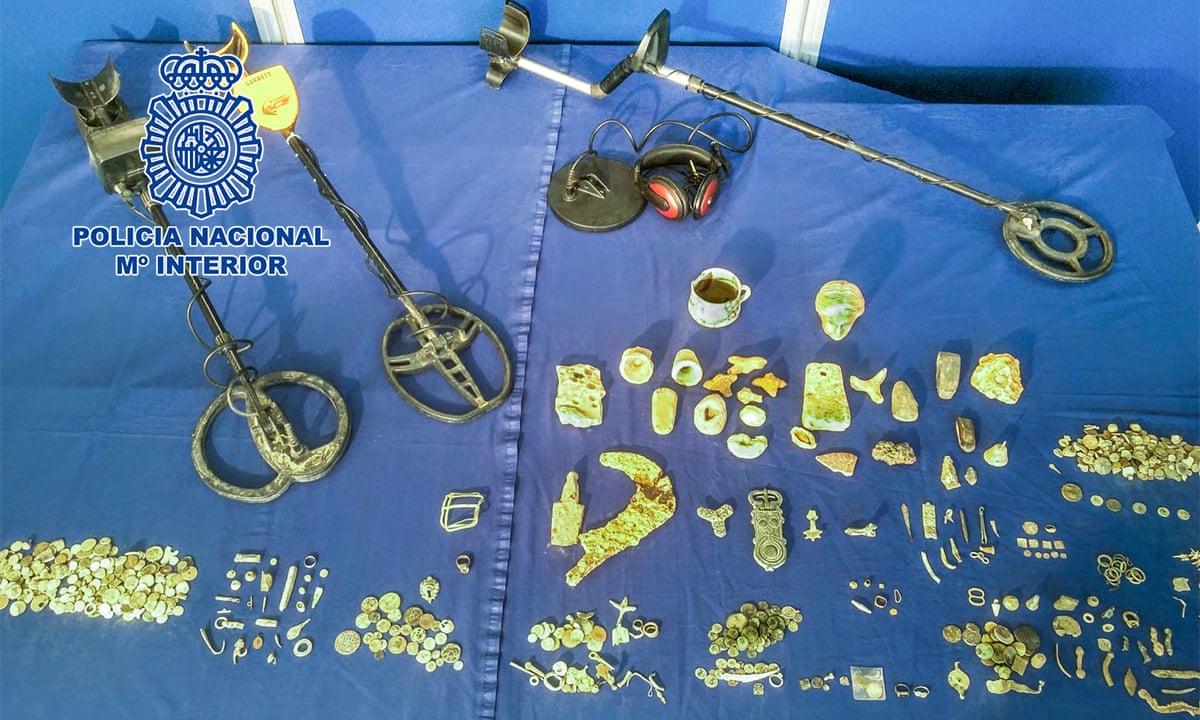 Spanish Police Recover Ancient Treasure From Alleged Looter Spain The Guardian