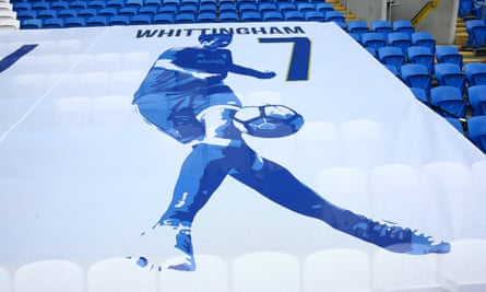 A tribute to Peter Whittingham at Cardiff City Stadium last June.