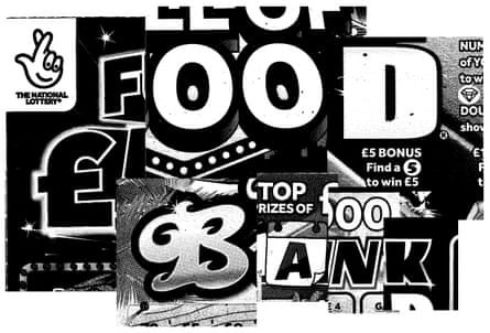 Every one’s a winner … Food Bank, a scratch card-inspired piece by Bonus Prize.