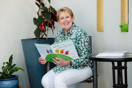 Mem Fox reads from her book Where is the Green Sheep? at home in Adelaide