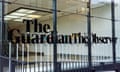 The Guardian newspaper office in King's Cross, London