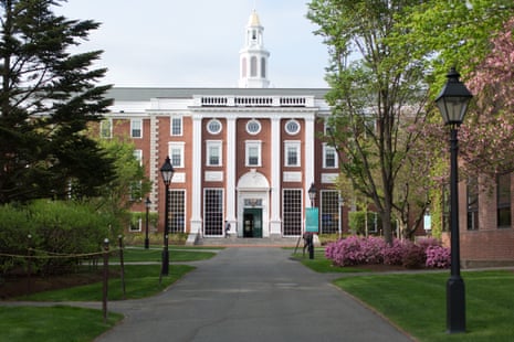 Baker Library at Harvard Business School campus.