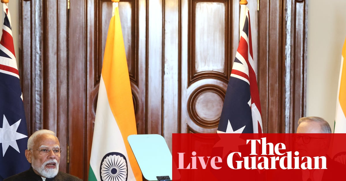 Australia news live: Australia signs major uranium deal with India; Neil the seal 'returns to the sea'