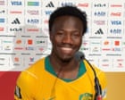 Socceroos’ Nestory Irankunda reflects on Australia’s stunning win over Turkey – video