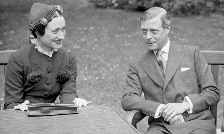 The Duke and Duchess of Windsor in 1937. Edward VIII Sitting with Wallis Simpson(Original Caption) 1937- France: Edward VIII, Duke of Windsor, sits with his wife Wallis Simpson at the Chateau de Cands in France. Photo shows a close-up view of the couple.