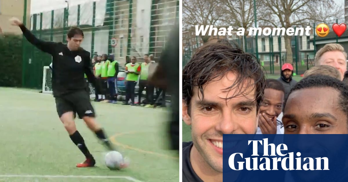 Heard you guys need a player: Kaká plays as ringer for Hackney team – video