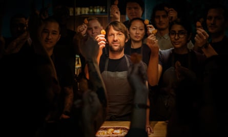René Redzepi (centre) in Omnivore.