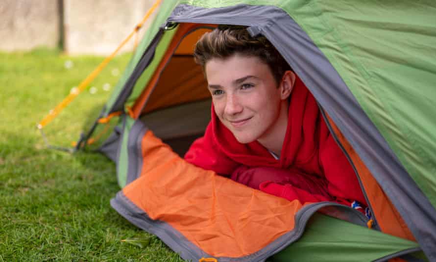 Devon’s ‘boy in the tent’ heads indoors after two-year camp out | Devon 1 Max Woosey.