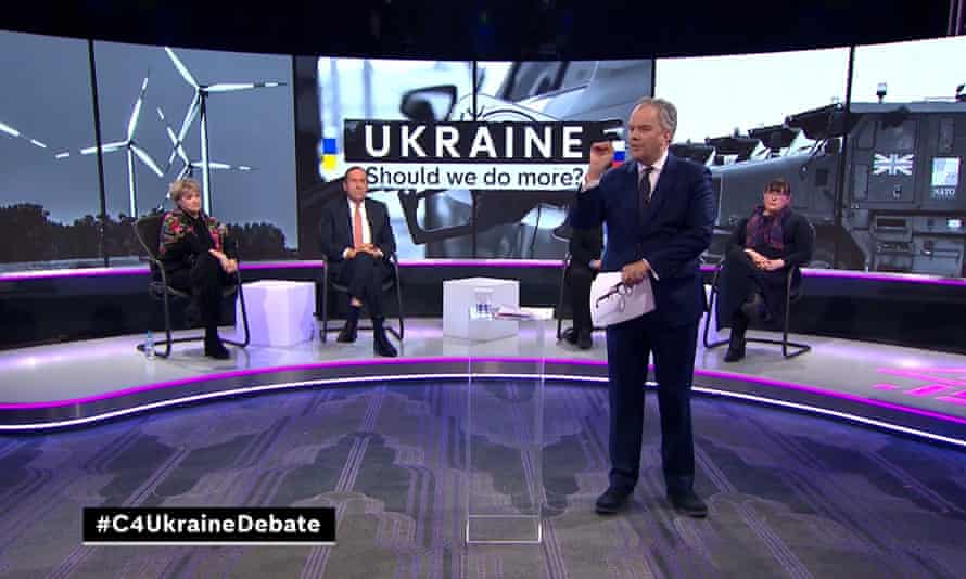 Matt Frei hosts Ukraine: Should We Do More? on Channel 4.