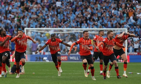 Luton promoted to Premier League after beating Coventry 6-5 on penalties in playoff final – live