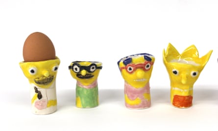 ‘Simpsuns’ egg cups by Daisy Tortuga.