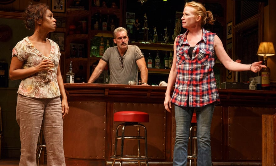 A scene from the 2016 production of Sweat at New York’s Public Theater.