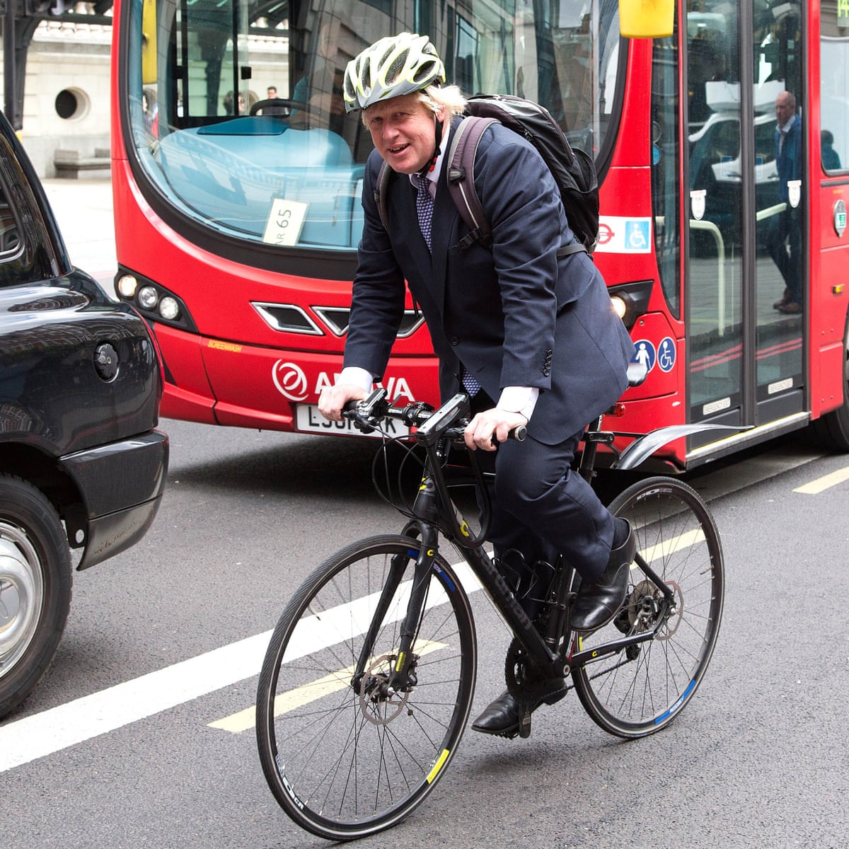 Back On His Bike Boris Johnson Receives A Motorcycle For Christmas Politics The Guardian