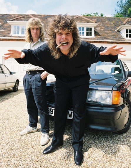 Ozzy with his assistant Tony Dennis in May 1988