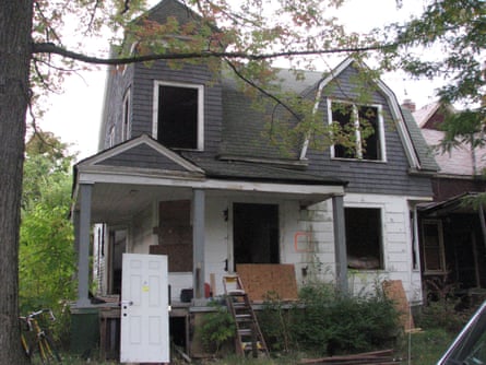Starting bid for this house in Detroit: $500.