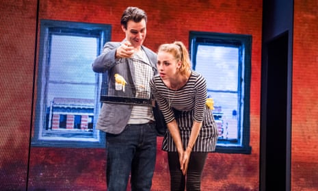 New York state of mind… Harry Lloyd and Freya Mavor in Good Canary at the Rose theatre. 