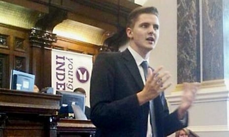 Tom Booker has resigned as chair of the Ukip LGBT group.