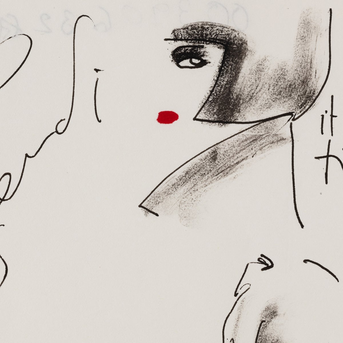 Karl lagerfeld original sketches Clearance