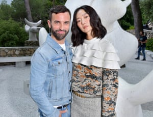 Nicolas Ghesquière and Doona Bae at the Fondation Maeght