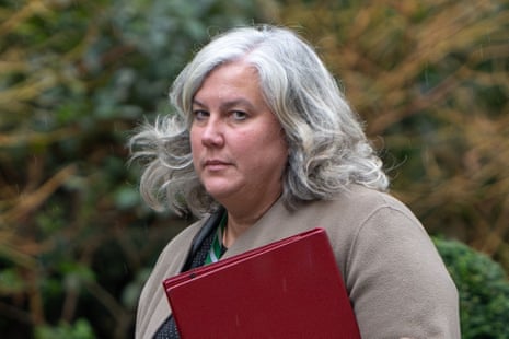 Heidi Alexander arriving for cabinet yesterday.