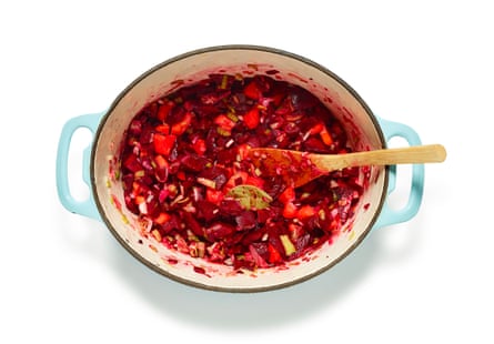 Felicity Cloake’s borscht 02: prep the veg.