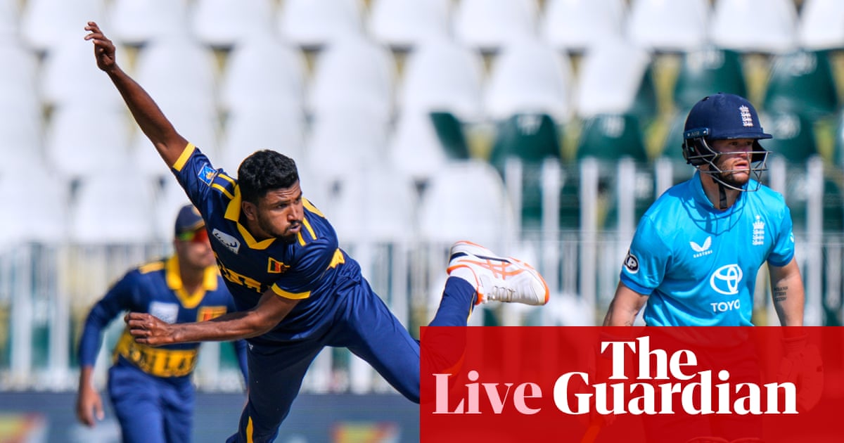 England v Sri Lanka: men’s tri-series cricket one-day international – live