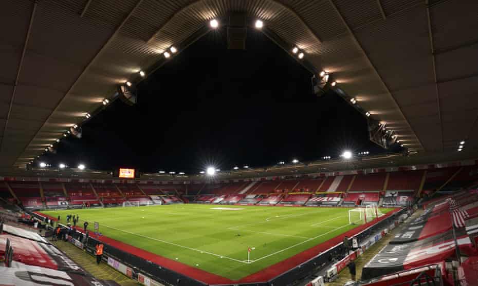 Southampton’s St Mary’s stadium. The club is paying 9.14% interest on a £78.8m loan from MSD taken during the pandemic.